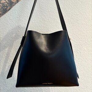 Anne Klein Black Hobo Bag, Like New, Bucket Bag